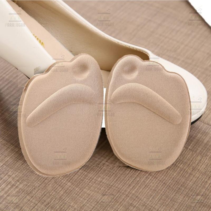 靴用 ハーフインソール ベージュ つま先 滑り止め 中敷き クッション ファッション 靴の前すべり防止 パンプス 立体構造 保護 衝撃吸収 脱げ防止 サイズ調整 靴擦れ防止