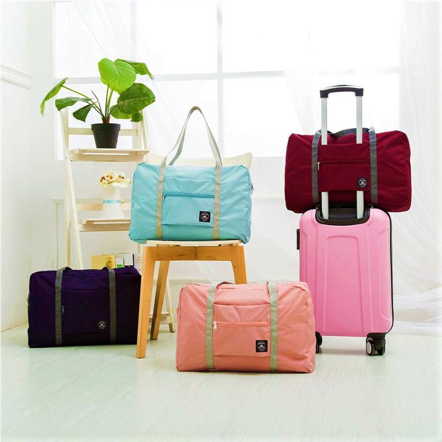 大容量 折りたたみ式 キャリーオン ラゲージバッグ ボストンバッグ