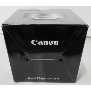 Canon 単焦点広角レンズ EF-M22mm F2 STM シルバー ミラーレス一眼対応 EF-M222STMSL EF