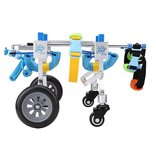 犬 車椅子 ペット車椅子 4輪 ペットウォークアシスタント リハビリ用歩行補助具 犬の歩行器 調節可能 アルミ製 耐久性 組立て簡単 