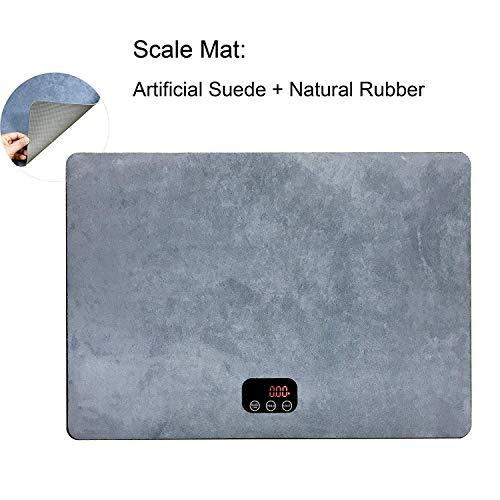 デジタルペット用体重計、犬や猫に向け、３つの測定モードあり、最大容量100Kg、容量精度10g、黒色、 90 x60cm 