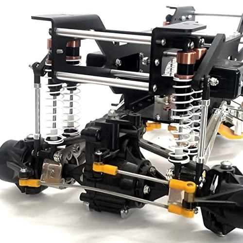 kingfly 超軽量アルミシャーシ タミヤ ブルヘッド/スーパークラッドバスター 4x4x4用 