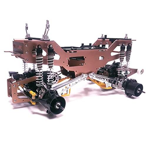 kingfly 超軽量アルミシャーシ タミヤ ブルヘッド/スーパークラッドバスター 4x4x4用 