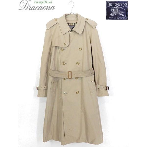 格安即決 古着 コート 英国製 Burberrys バーバリー チェック ライナー トレンチ コート リサイズ 40位 ブランド 古着 想像を超えての Off Field Com
