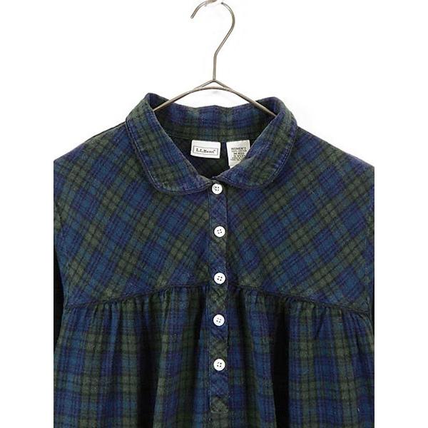 古着 レディース ワンピース Llbean エルエルビーン ブラックウォッチ チェック柄 スモッグ 長袖 ワンピ M 古着 19lau15e 古着屋ドラセナyahoo ショップ 通販 Yahoo ショッピング