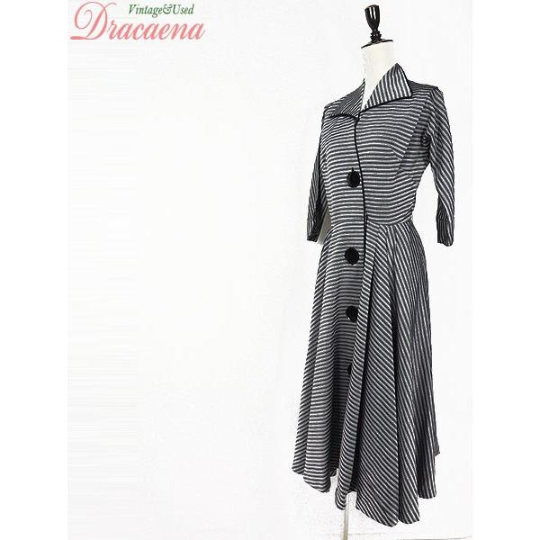 受賞店舗 レディース 古着 ワンピース 50s 60s Vintage レトロ ボーダー 襟 前開き 長袖 M位 古着 19lja03t 古着屋ドラセナyahoo ショップ 通販 Yahoo ショッピング クリアランスセール Skylanceronline Com
