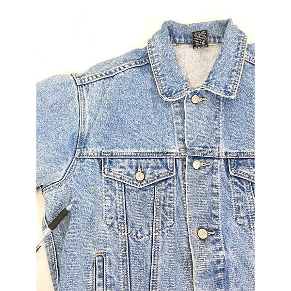 古着 Looney Tunes キャラクター 大集合 刺しゅう アイスブルー デニム ジャケット Gジャン S 古着 dej 古着屋ドラセナyahoo ショップ 通販 Yahoo ショッピング