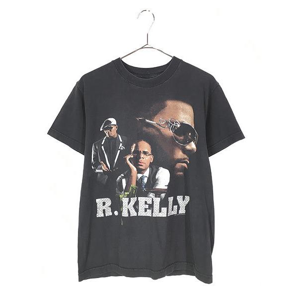 古着 00s R.KELLY 「Double Up Tour」 ツアー R&B ヒップホップ ラップ Tシャツ S 古着