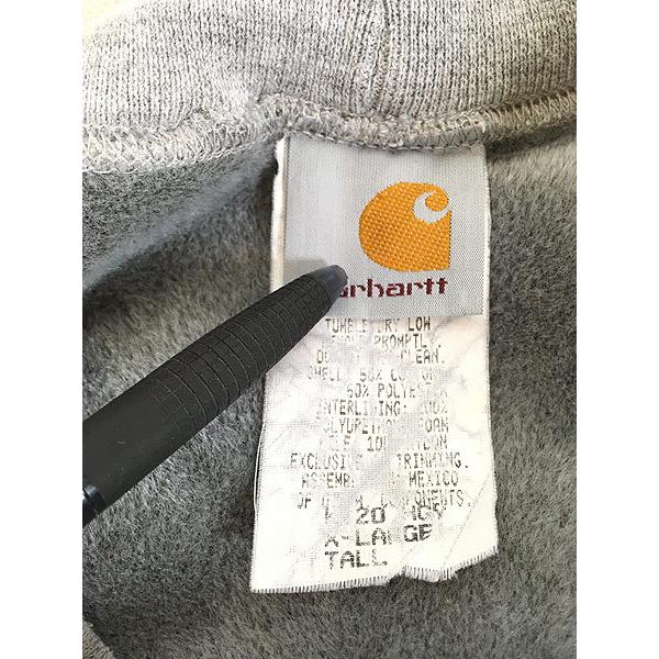 古着 90s Carhartt 「ベロア ライナー」 前V スウェット トレーナー