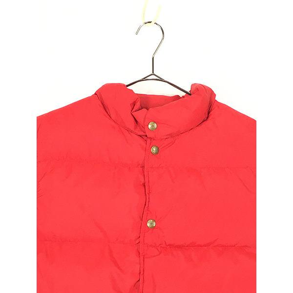 古着 80s USA製 LL Bean 軽量 ナイロン シェル グース ダウン ベスト