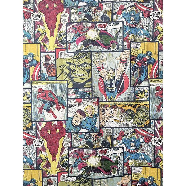 雑貨 古着 00s Marvel アメコミ キャラクター 総柄 ベッドシーツ カバー ファブリック 古着 21gap28w 古着屋ドラセナyahoo ショップ 通販 Yahoo ショッピング