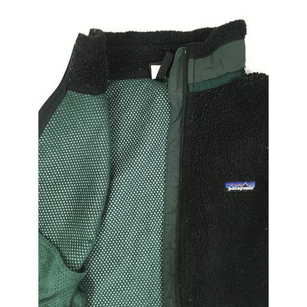 古着 90s USA製 Patagonia 人気 初期 レトロX PEFメッシュ もこもこ