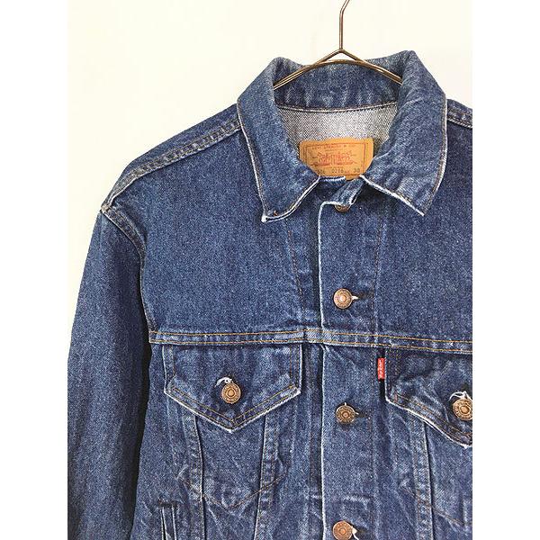 古着 80s USA製 Levi's 70506 ハンド ポケット付 濃紺 デニム 古着 80s USA製 Levi's 70506 ハンド ポケット付 濃紺 デニム