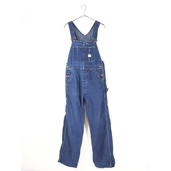 公式 古着 60s Usa製 Big Mac Penneys 濃紺 デニム ワーク オーバーオール サロペット W35 L30 古着 宅送 Klientsoft Com