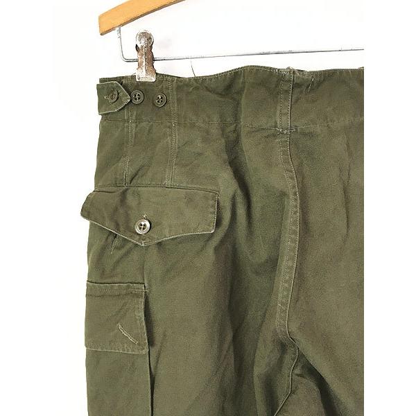 古着 50s オランダ軍 肉厚 ダブルフェイス フィールド カーゴ パンツ