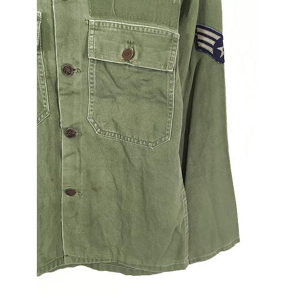 古着 50s 米軍 USAF 13スター ボタン コットンサテン ミリタリー