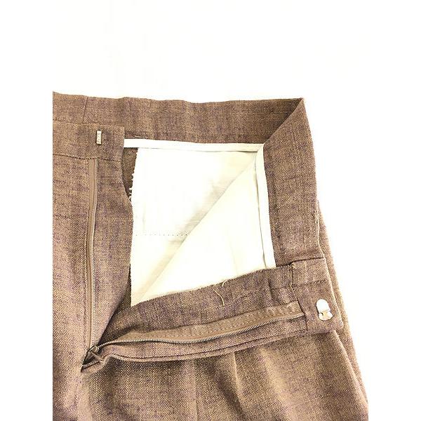 古着 80s USA製 COTLER レーヨン タック スラックス パンツ テーパード