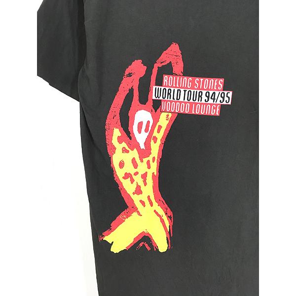 古着 90s USA製 Rolling Stones 「Voo Doo Lounge」 ワールド ツアー ロック バンド Ｔシャツ M 古着｜dracaena｜04