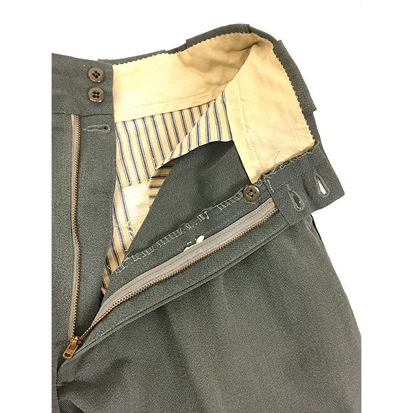 古着 50s HART UNIFORMS サイドライン ギャバジン ウール ワーク 