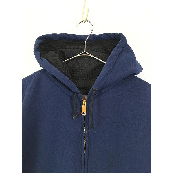 古着 90s Carhartt 裏地 サーマル ワンポイント 刺しゅう スウェット