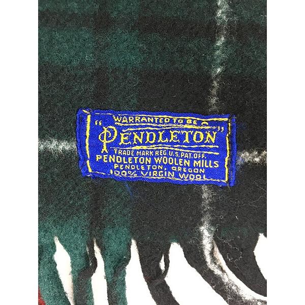 50s PENDLETON ペンドルトン ウール ラグ ブランケット マット