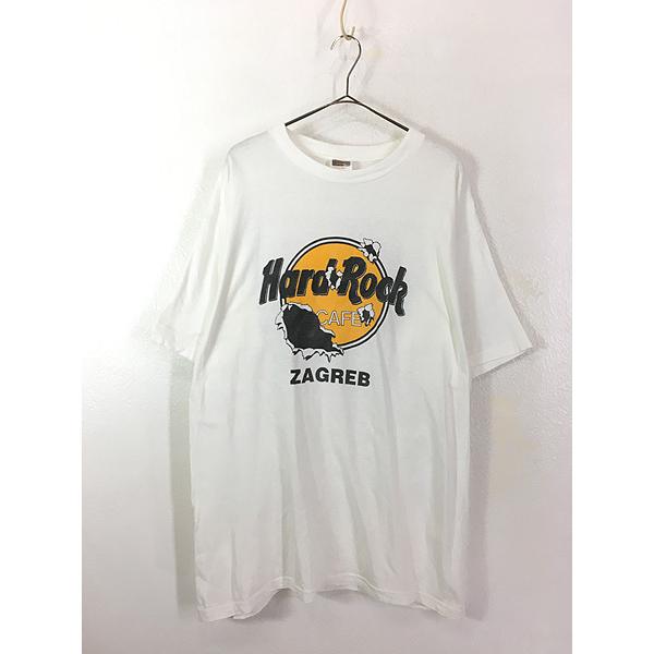 古着 90s Hard Rock Cafe 「ZAGREB」 だまし絵 ハードロック Tシャツ XL 古着 :22jl03b:古着屋ドラセナ ...