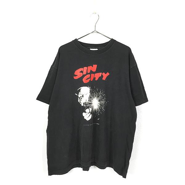 古着 90s USA製 SIN CITY シンシティ グラフィックノベル コミック ムービー Tシャツ XL 古着