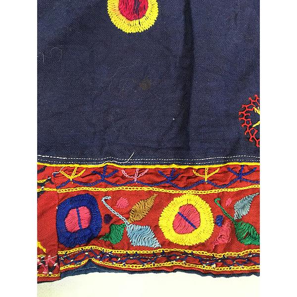レディース 古着 60s インディアン ラバリ バンジャラ 刺しゅう  
