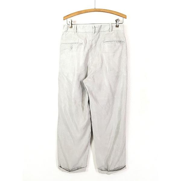 古着 90s PRONTI フェイク スエード タック スラックス パンツ