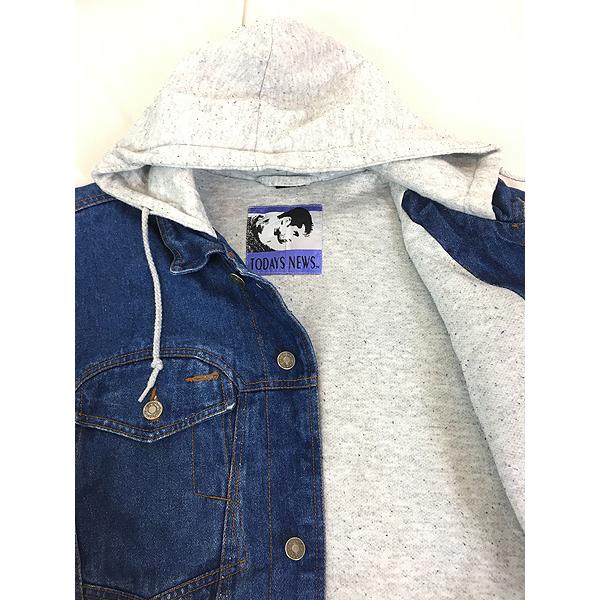 古着 90s TODAYS NEWS スウェット フード デザイン ワイド 古着 90s TODAYS NEWS スウェット フード デザイン ワイド