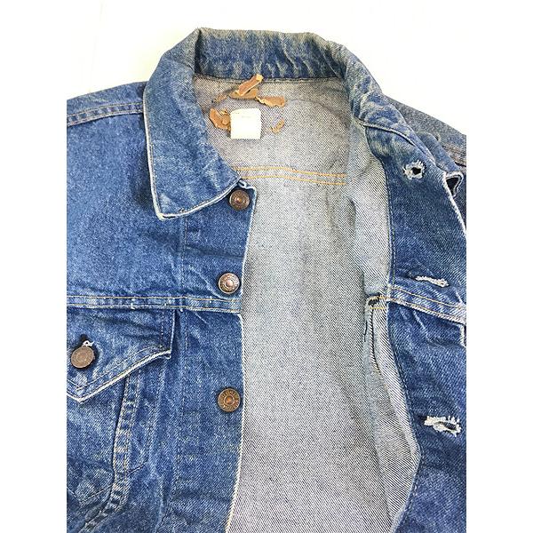 古着 80s USA製 Levi's 70505 4th ブルー デニム ジャケット Gジャン 