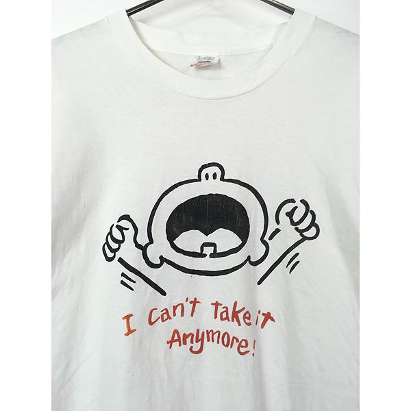 古着 90s USA製 「I can't take it Anymore!」 爆発 フェイス 古着 90s USA製 「I can't take it Anymore!」 爆発 フェイス
