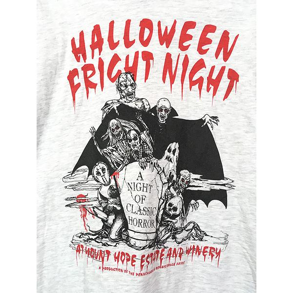 古着 90s USA製 ハロウィン オバケ ゴースト ホラー Tシャツ XL : 古着 