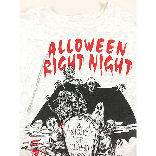 古着 90s USA製 ハロウィン オバケ ゴースト ホラー Tシャツ XL : 古着 
