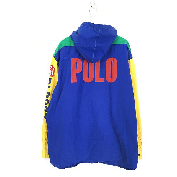 古着 Polo Ralph Lauren 「P-93」 「POLO SPORT」 パッチ カラフル 