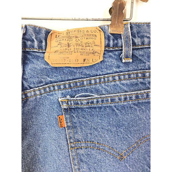 古着 80s USA製 Levi's 517 オレンジタブ 濃紺 デニム ブーツ 古着 80s USA製 Levi's 517 オレンジタブ 濃紺 デニム ブーツ