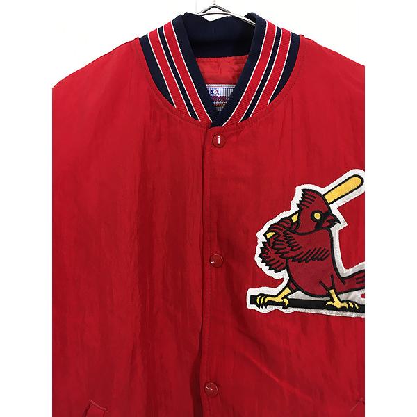 古着 90s USA製 MLB St. Louis Cardinals カージナルス ナイロン