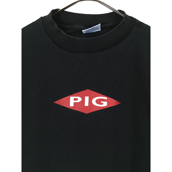 古着 90s USA製 PIG Raymond Watts 「SINSATION」 メタル ロック T 