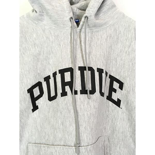 古着 90s Champion Reverse Weave 「PURDUE」 プリント リバース 