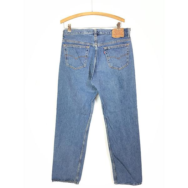 古着 90s USA製 Levi's 501-0191 ブルー デニム パンツ ジーンズ
