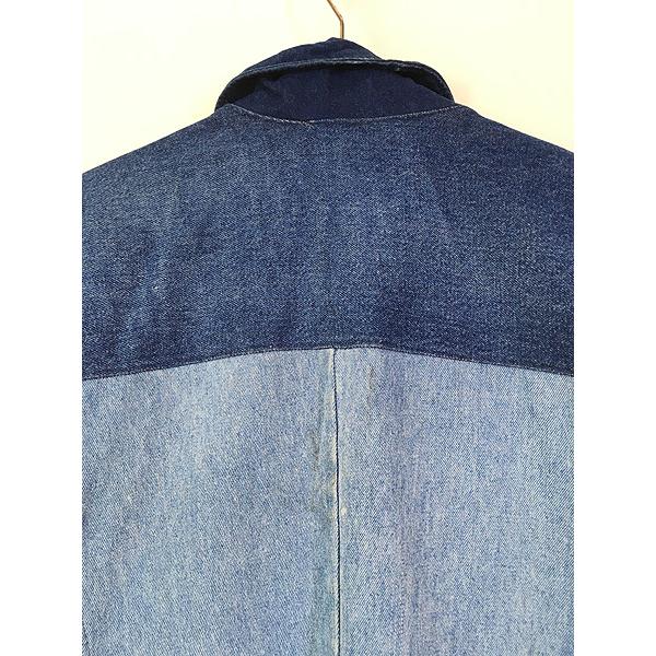 古着 80s ハンドメイド パッチワーク ビッグサイズ デニム 古着 80s ハンドメイド パッチワーク ビッグサイズ デニム
