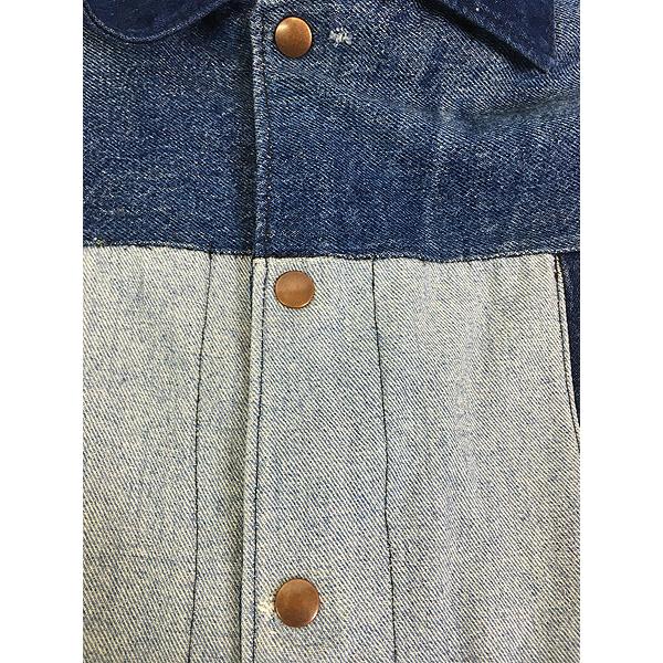 古着 80s ハンドメイド パッチワーク ビッグサイズ デニム 古着 80s ハンドメイド パッチワーク ビッグサイズ デニム