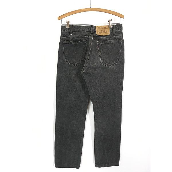 古着 80s USA製 Levi's 505-0259 先染め ブラック デニム パンツ 古着 80s USA製 Levi's 505-0259 先染め ブラック デニム パンツ