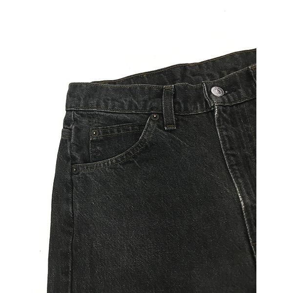 古着 80s USA製 Levi's 505-0259 先染め ブラック デニム パンツ 古着 80s USA製 Levi's 505-0259 先染め ブラック デニム パンツ