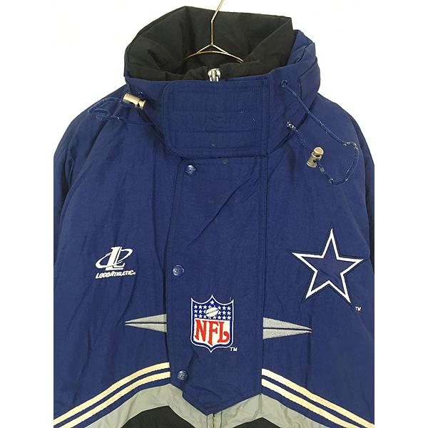 古着 90s NFL Dallas Cowboys カウボーイズ 2way パデット ナイロン