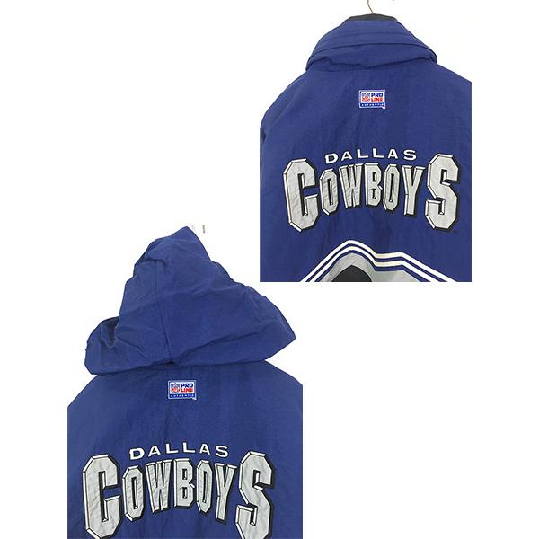 古着 90s NFL Dallas Cowboys カウボーイズ 2way パデット ナイロン