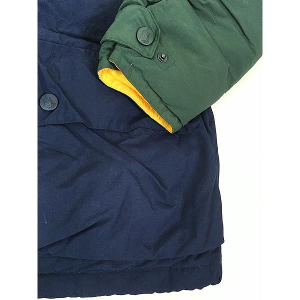 90s ノーティカ　NAUTICA アウター　ミリタリージャケット　ダウン　緑 90s NAUTICA Reversible Cotton Down Jacket 緑赤 L ノーティカ