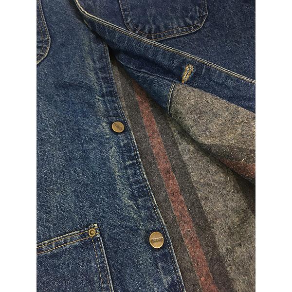古着 90s USA製 Carhartt 裏地 ストライプ ブランケット デニム 古着 90s USA製 Carhartt 裏地 ストライプ ブランケット デニム