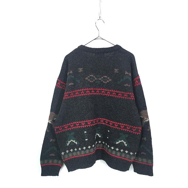 古着 80s WoolRich 鹿 トナカイ ツリー マルチ パターン ウール 古着 80s WoolRich 鹿 トナカイ ツリー マルチ パターン ウール
