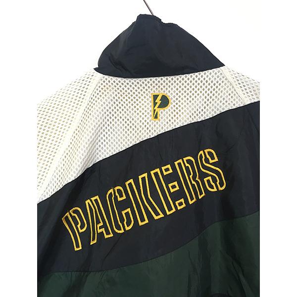 古着 90s NFL Green Bay Packersパッカーズジャケット 古着 90s NFL Green Bay Packers パッカーズ メッシュ